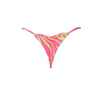 TANGA RIPPLE CEBRA ROSA CON VERDE NEON