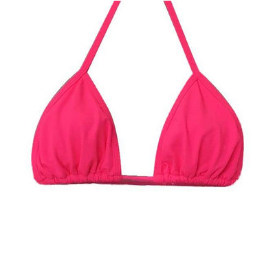 TOP TRIÁNGULO ROSA NEON