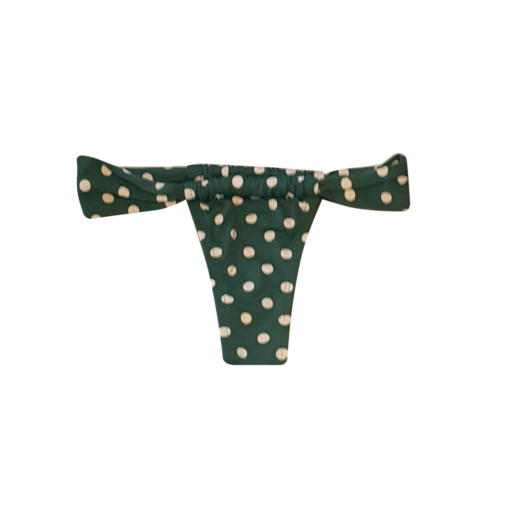 TANGA CORTINA LUNARES VERDE