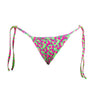 TANGA MELANCIA VERDE RIPPLE COM ROSA